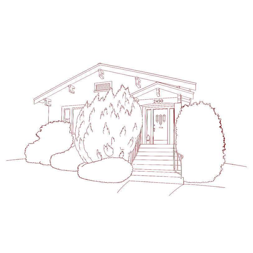 Bellingham Birth Center R Hanna Hill Creative line drawing of house